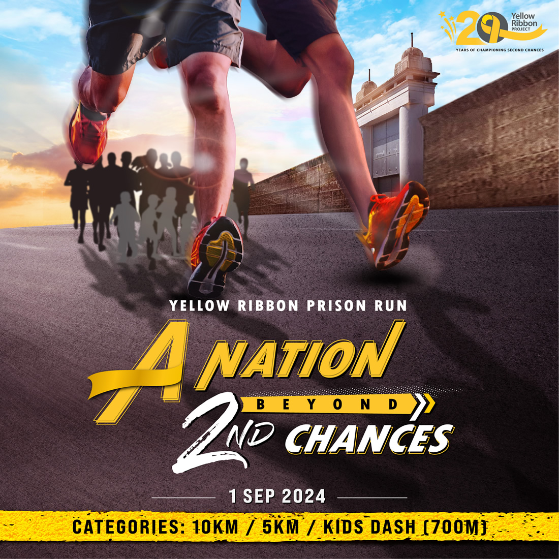 Yellow Ribbon Prison Run 2024 | 1 Sep 2024